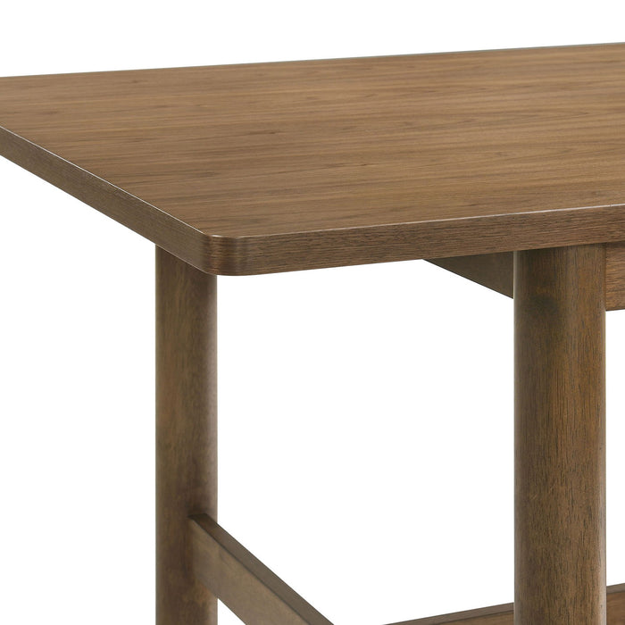 Graham - 7 Piece Rectangular Dining Table Set - Walnut
