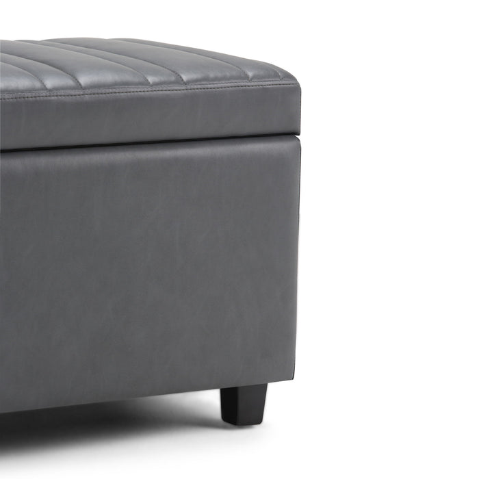 Darcy - Upholstered Storage Ottoman Bench