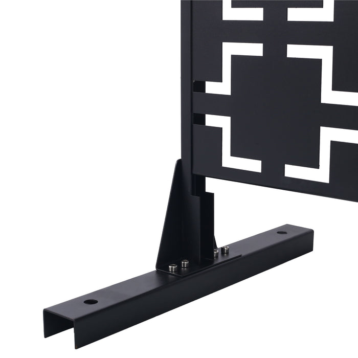 Outdoor & Indoor Metal Privacy Freestanding Decorative Screen