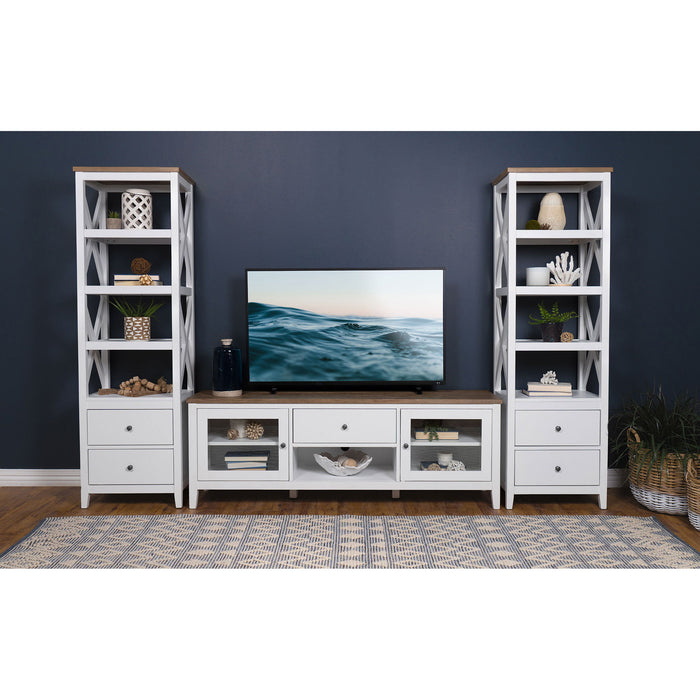 Evanston - 3 Piece 67" TV Stand - White