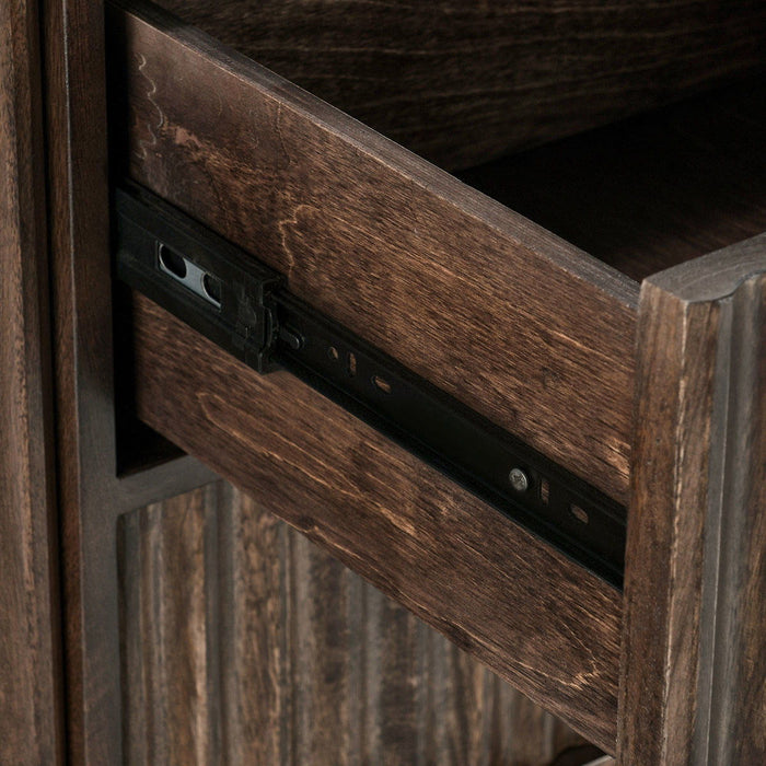 Redford - 2 Door 3 Drawer Buffet - Bark Brown