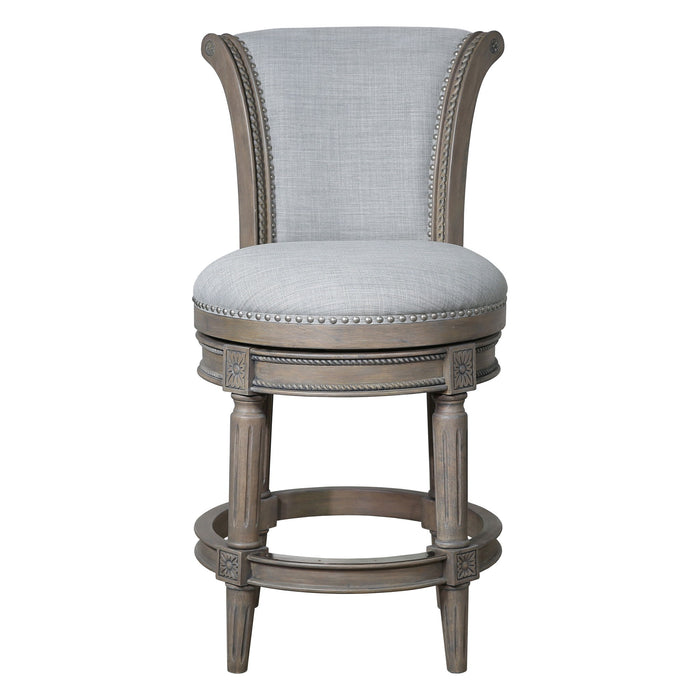 Swivel Barstool With High-Back