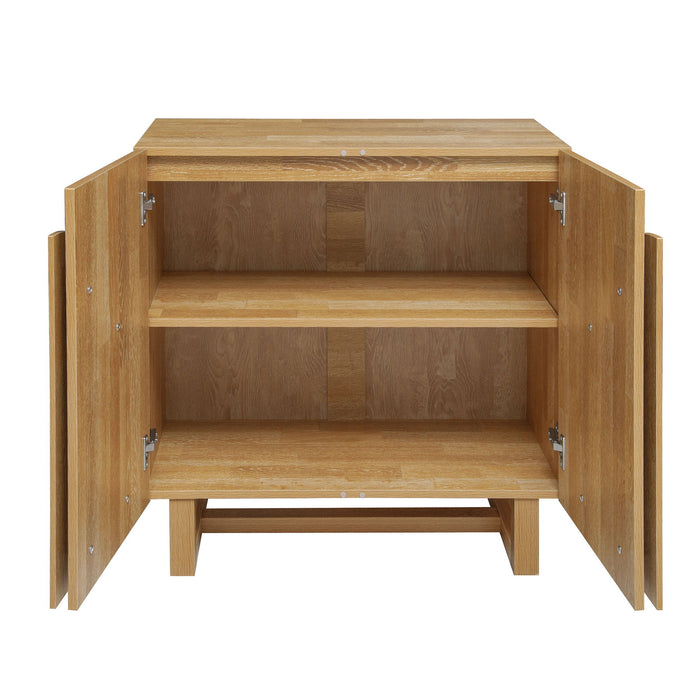 2 Door Cabinet, Suitable For Bedroom - Natural