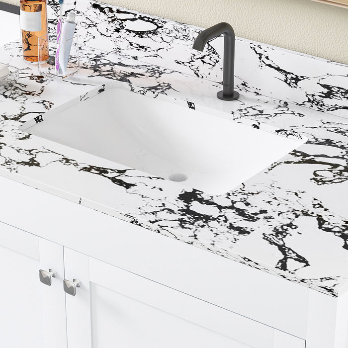 Bathroom Vanity & Storage - White
