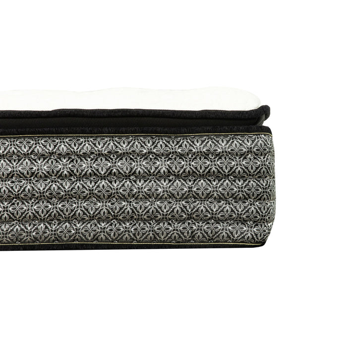 Premium 14" Queen Size Hybrid Mattress In A Box Plush Gel Memory Foam Top With Cooling Technology - Gray / White