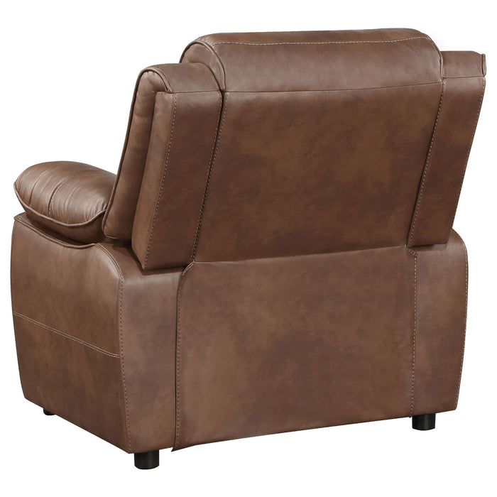 Worthington - Padded Arm Accent Chair - Dark Brown