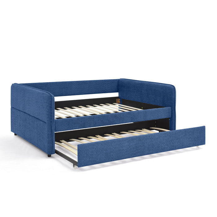 Upholstered Daybed With Pop Up Trundle