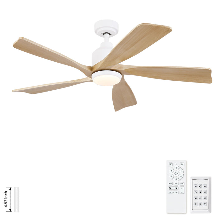 American Farmhouse Ceiling Fan With Light Quiet DC Motor