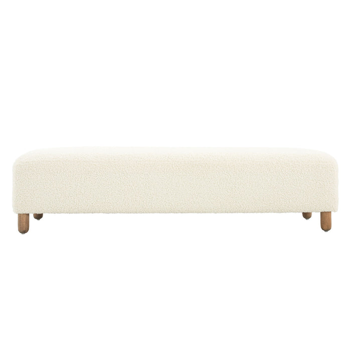 Comfortable Ottoman - White