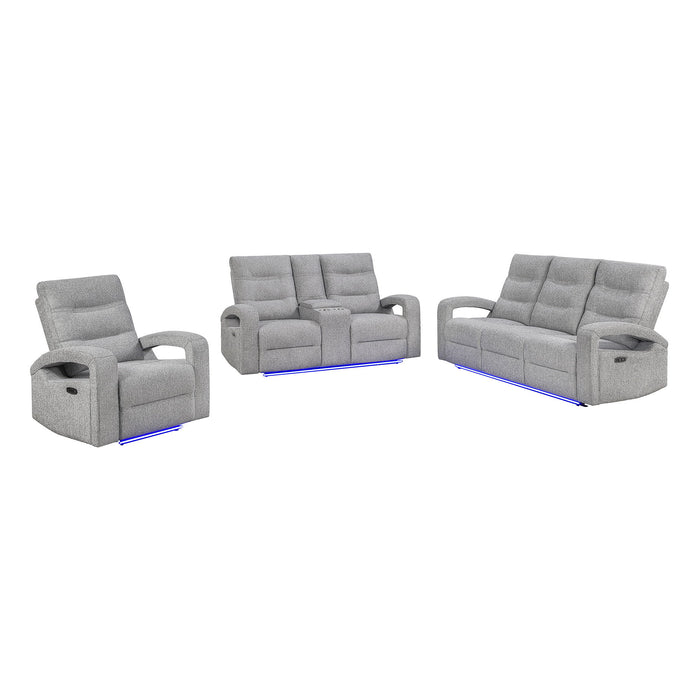 Isolde - Power Recliner, LED Lighting - Gray