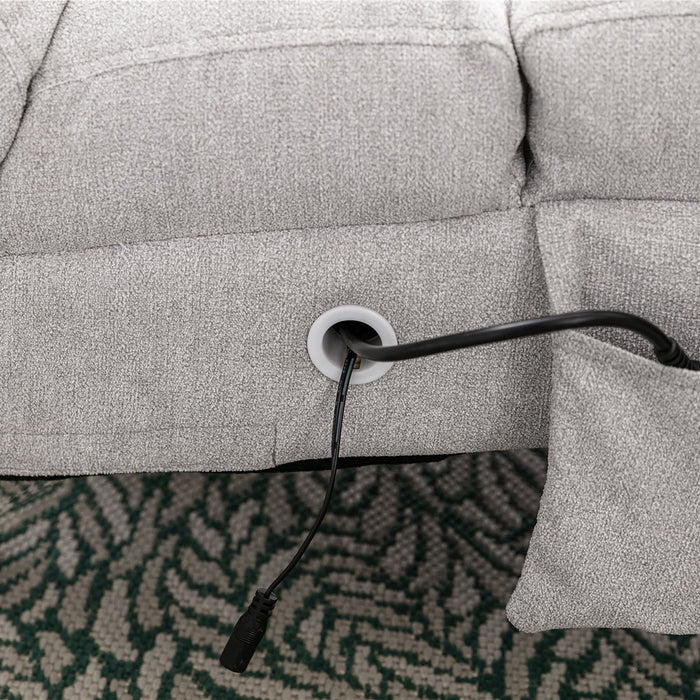 Massage Chaise Lounge Indoor With Remote Control, Ergonomic Electric Massage Lounger