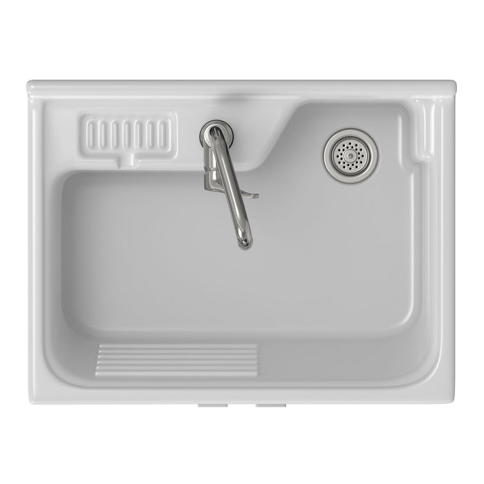 Murphy - Laundry Cabinet & Faucet And Stainless Steel Sink