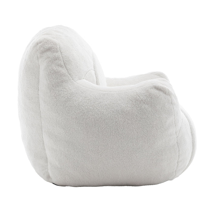 Comfy Bean Bag Chair With Filler, Fluffy And Cozy Seating