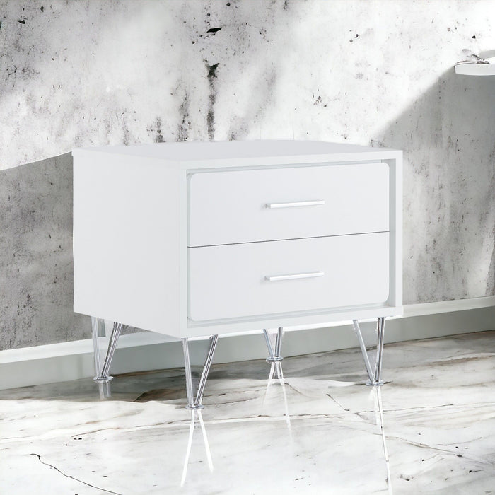 Deoss - Accent Table - White