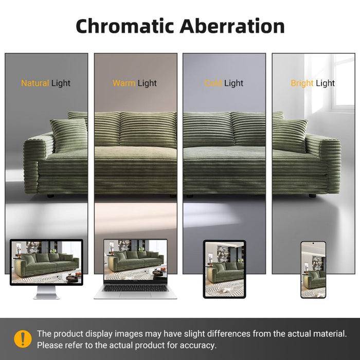 4 Seat Sofa, Deep Seat Couches With Soft Pillows