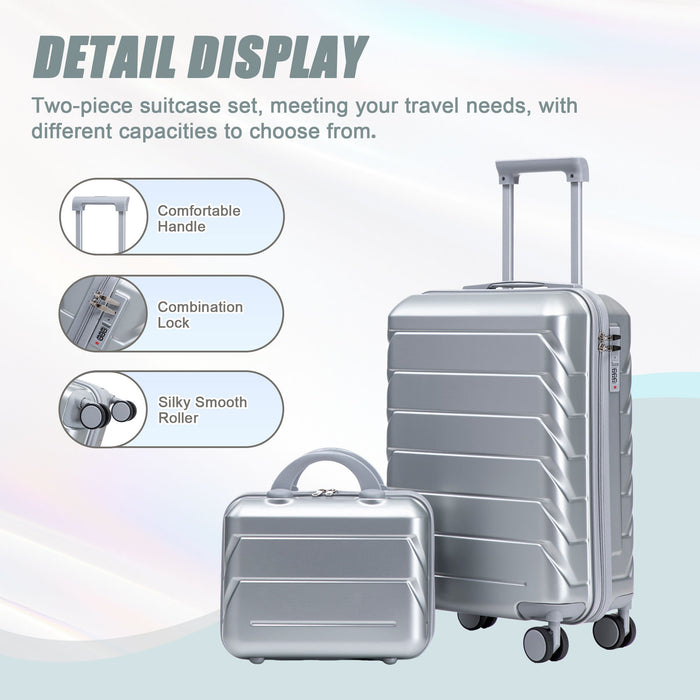 Spinner Luggage Set With Combination Lock