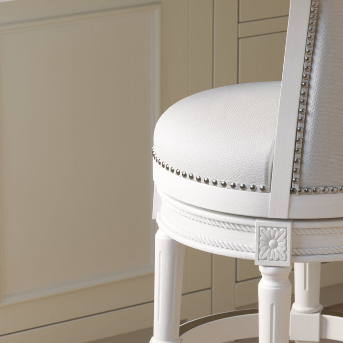Swivel Barstool With High-Back