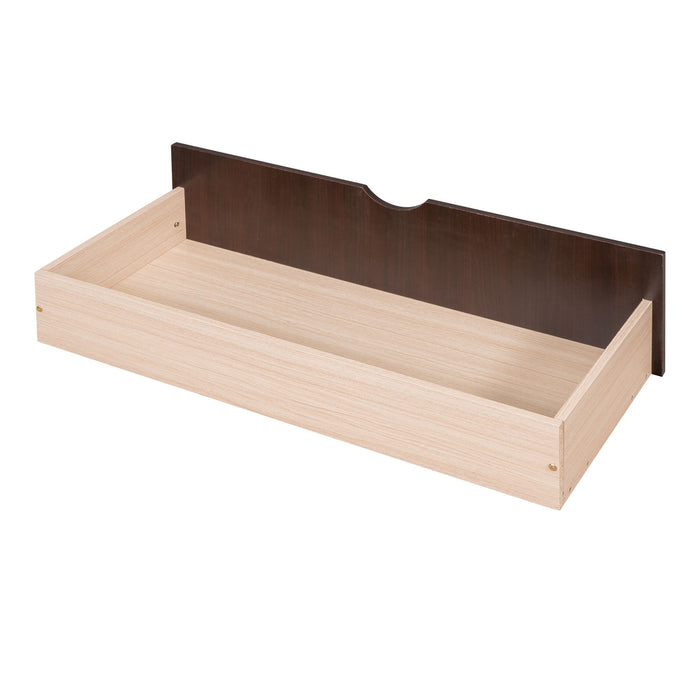 Bunk Bed With Ladders And 2 Storage Drawers