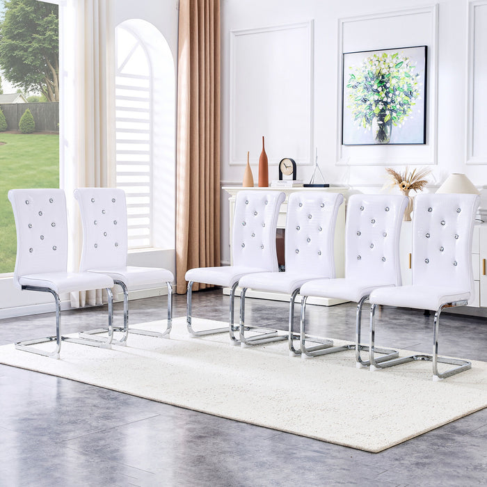 Elegant Design Upholstered Dining Chairs