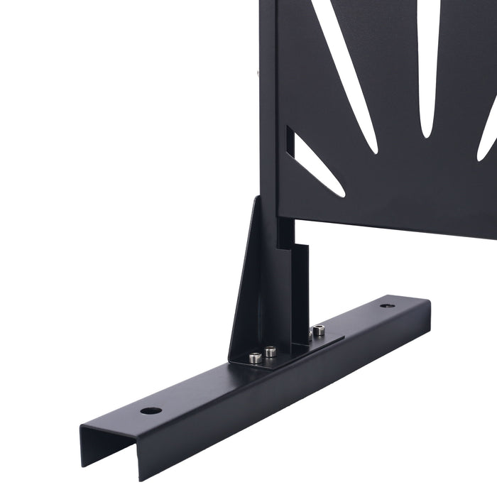 Outdoor & Indoor Metal Privacy Screen, Freestanding Decorative Panels