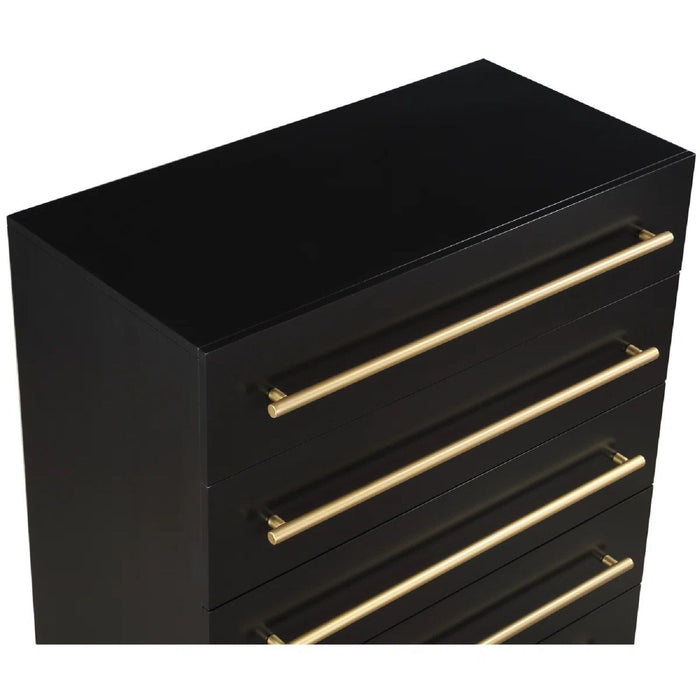 Contemporary 5 Drawer Chest For Bedroom