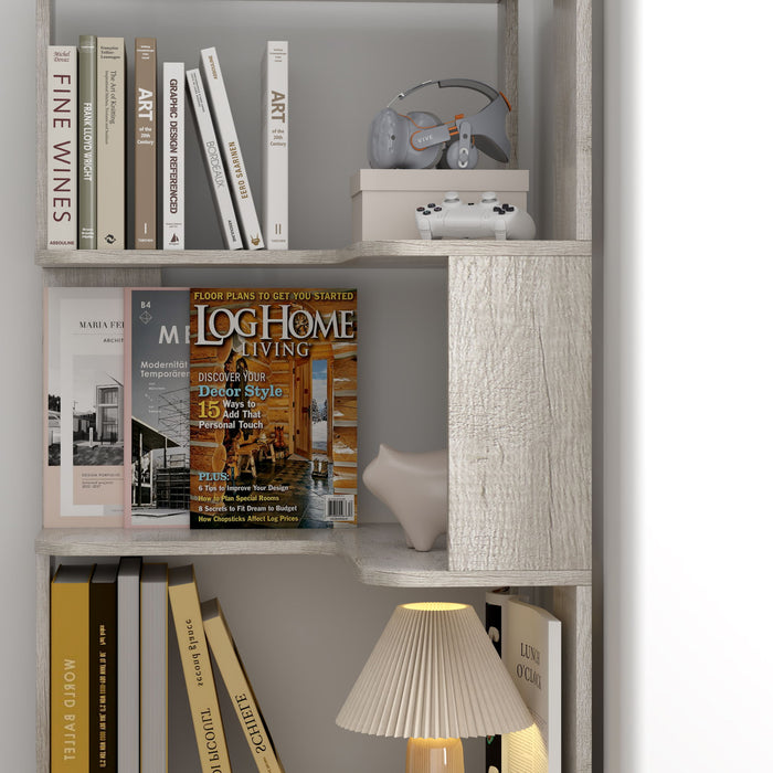 L-Shaped Corner Bookshelf