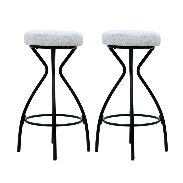 Modern Backless Bar Stools For Kitchen Island (Set of 2)