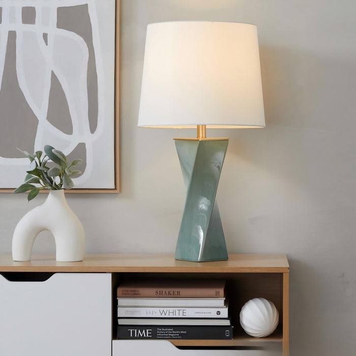 Curvo - Square Contemporary Table Lamp