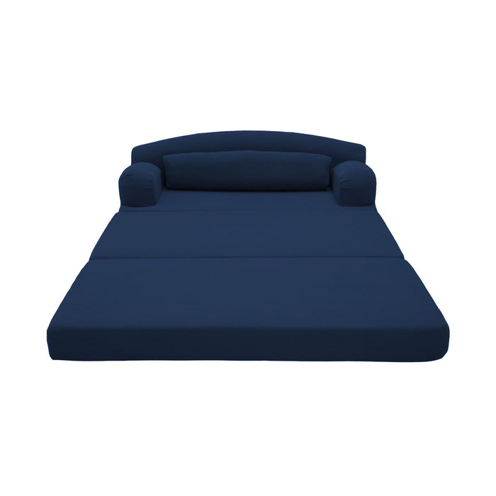 2 Seater Sofa Bed, Compact Foldable Floor Couch