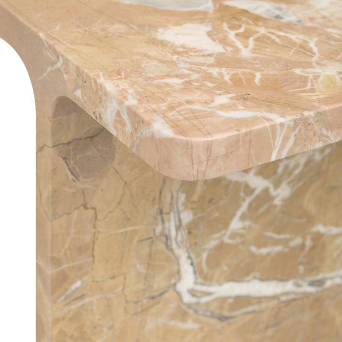 Delaney - Marble Rectangle Accent Table
