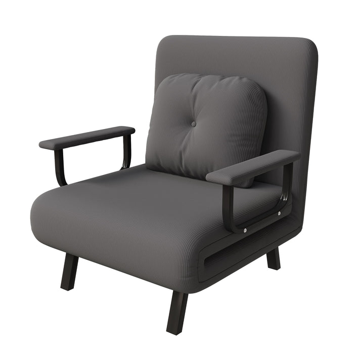 5 In 1 Folding Sofa Bed With 5 Position Adjustable Backrest