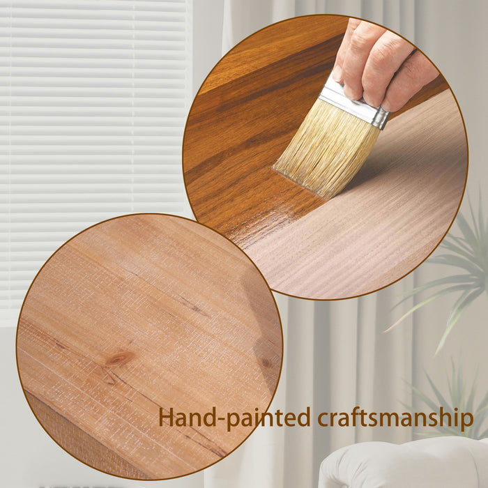 Console Table, Entryway Table - Antique Natural / Light Natural / Natural