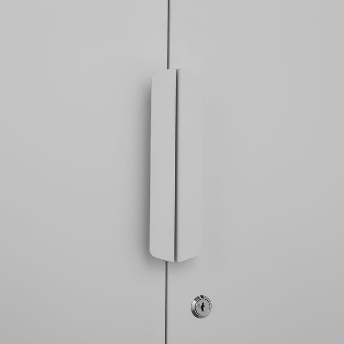 2 Door File Cabinet With Lock, 4 Adjustable Shelves, Heavy-Duty