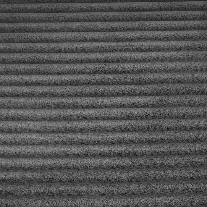 Modern Chaise Lounge Sofa Boneless Couch With Supportive Pillows