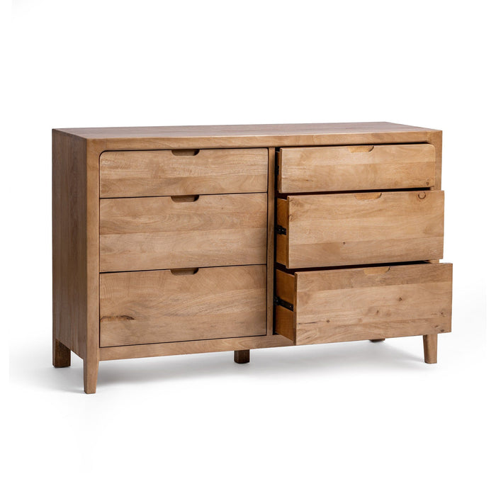 Laguna - 6 Drawer Dresser - Natural Maple