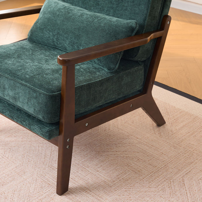 Living Room Chair With Lumbar Pillow