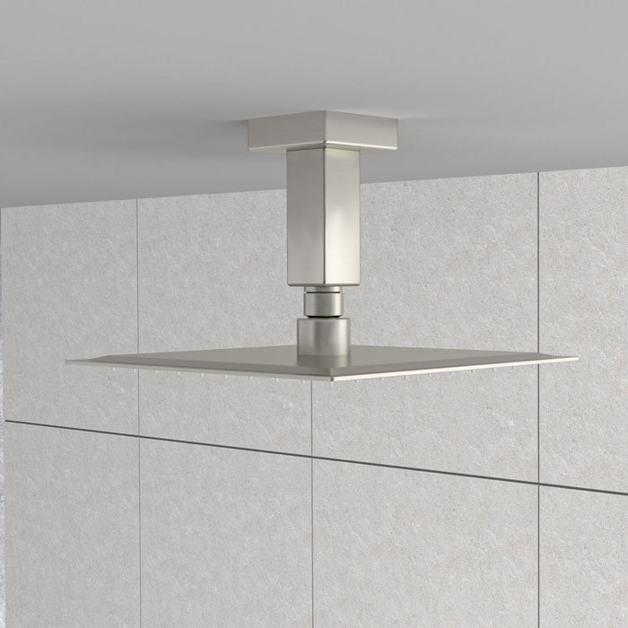 Ceiling Mounted Shower Arm With Flange Stainless Steel