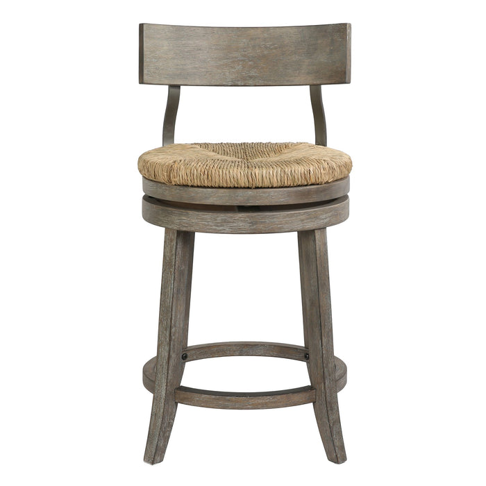 Stool With Natural Seagrass Seat