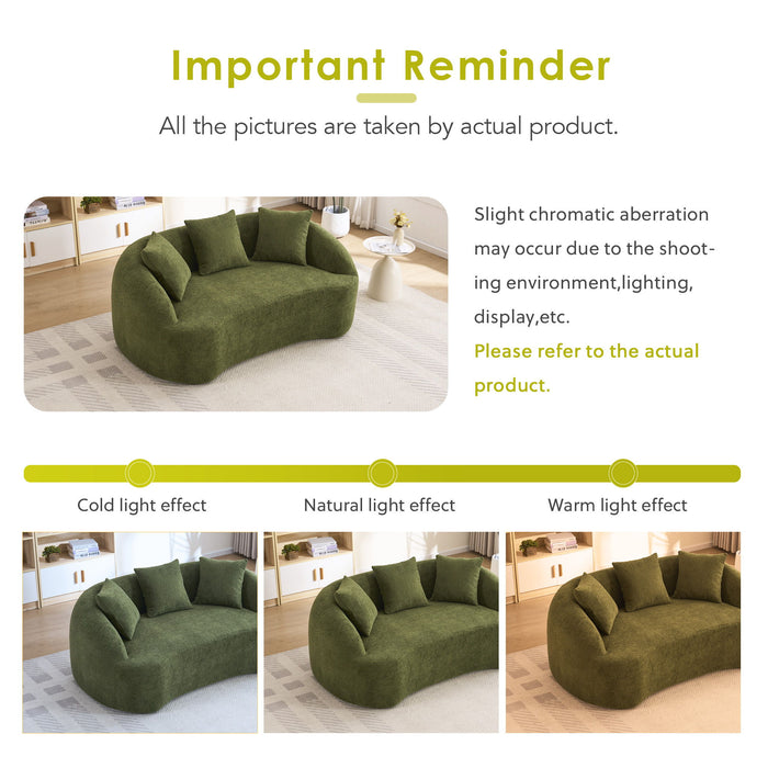 Loveseat Sofa, Compact Design For Small Spaces