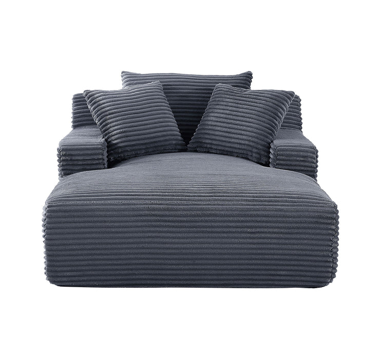 Cloudline - Oversized Chaise Lounge, Modern Comfy Couch With Full Foam Cushioning, Cozy Sleeper Sofabed