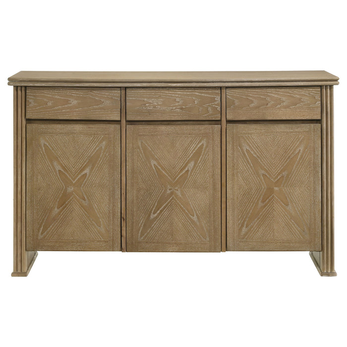 Dreydon - 3 Door Sideboard Server - Light Brown