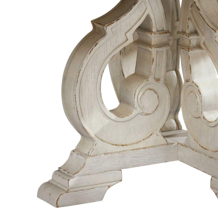 Elegant Dining Set Round Table And Side Chairs