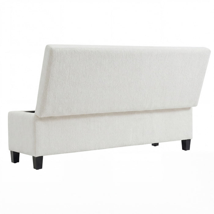 Upholstered Storage Ottoman Bench