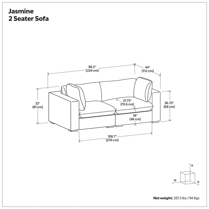 Jasmine - Handcrafted Sofa