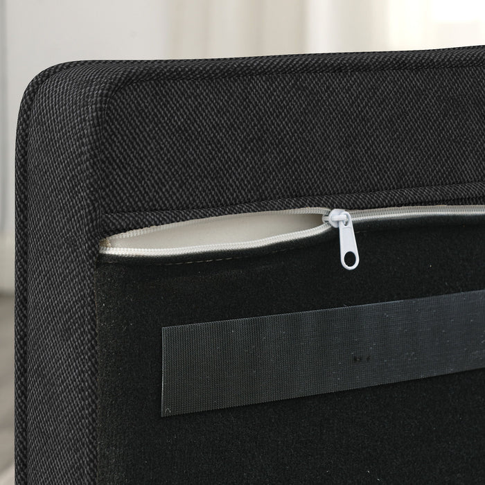 Modern Elegant Rectangle Pet Bed, Durable Elevated Dog Sofa