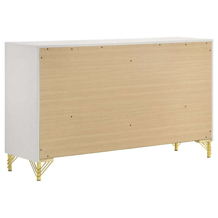 Chesney - 6 Drawer Bedroom Dresser - White