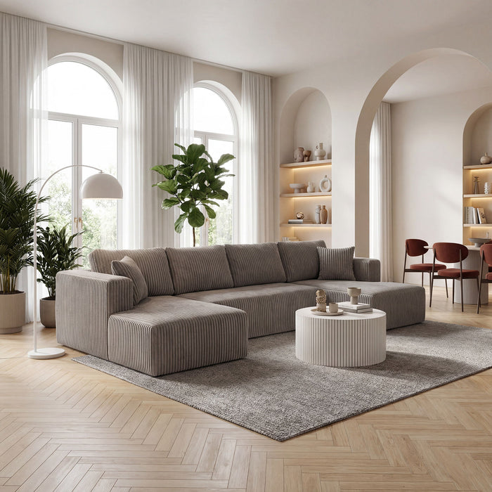 U-Shape Modular Sectional Sofa For Living Room