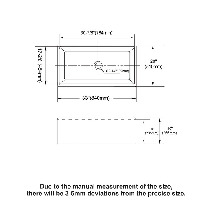 Workstation Single Bowl, Apron Front Kitchen Sink - White