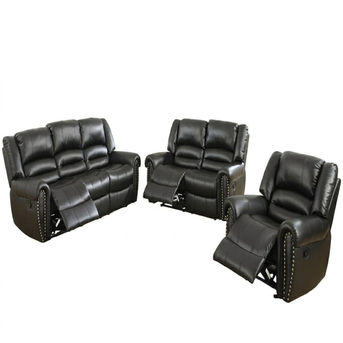 Modern Living Room Set With Nailhead Trim