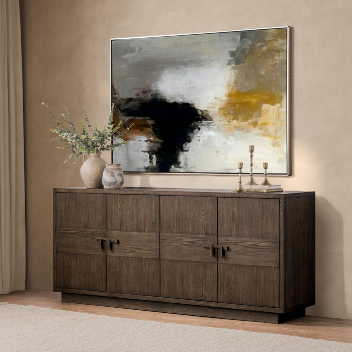Oakridge - 4 Door Cabinet - Havana Brown